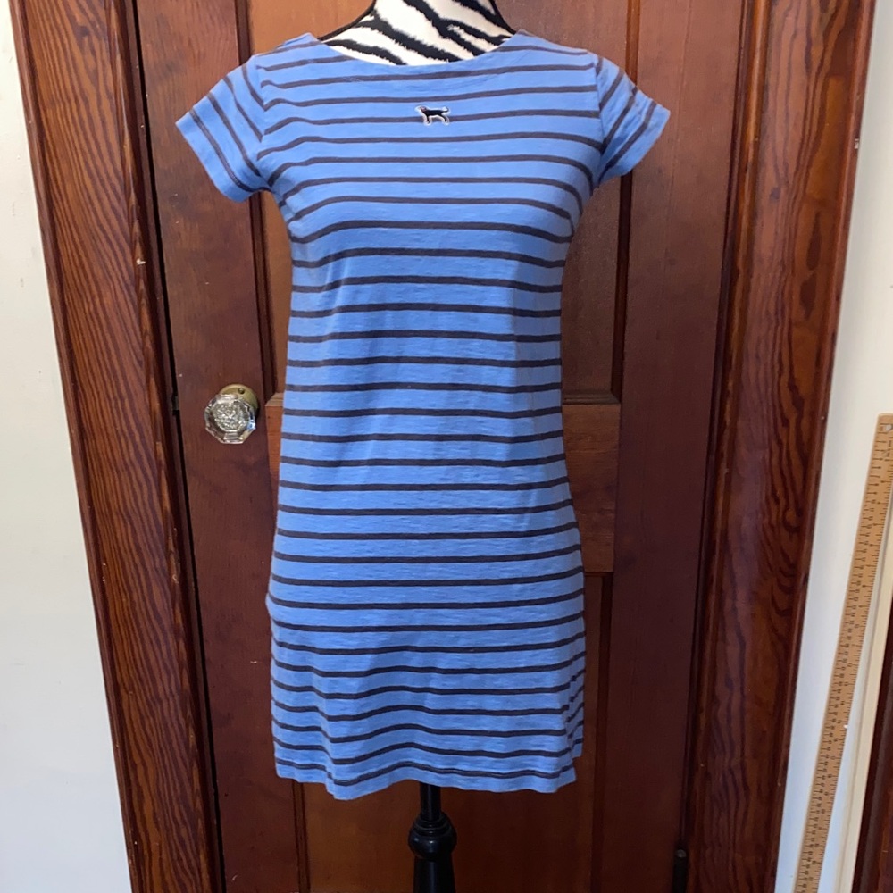 The Black Dog Blue Striped Dress size XS